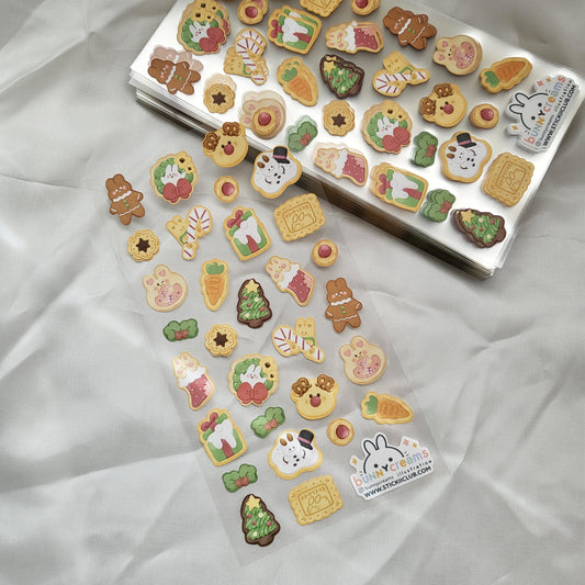 Xmas Cookies Sticker Sheet