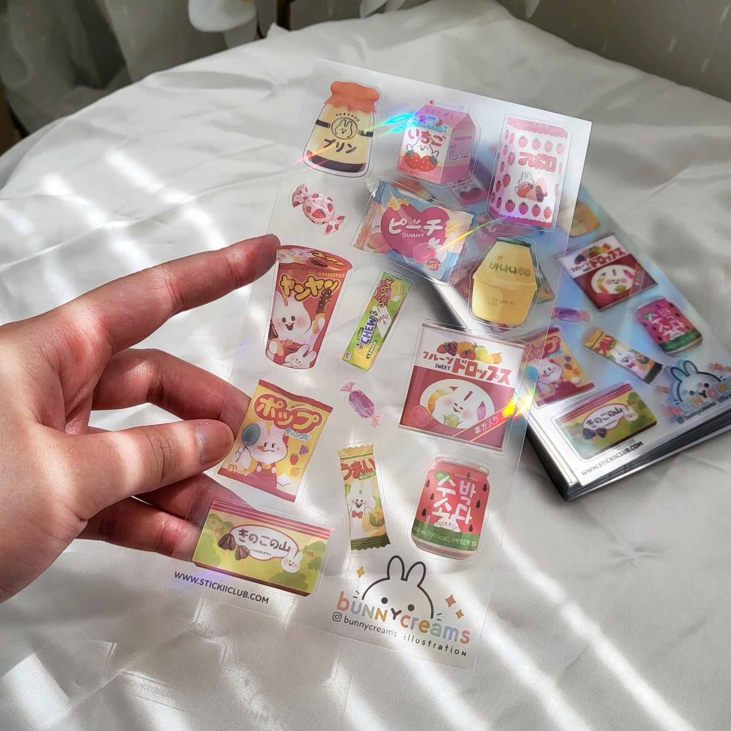 Asian Snacks Sticker Sheet