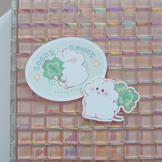 Lucky Bunny Sticker Set