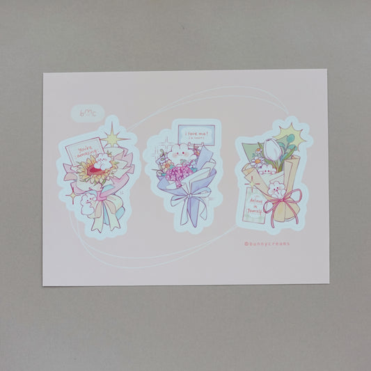 Bouquet for You Sticker Sheet