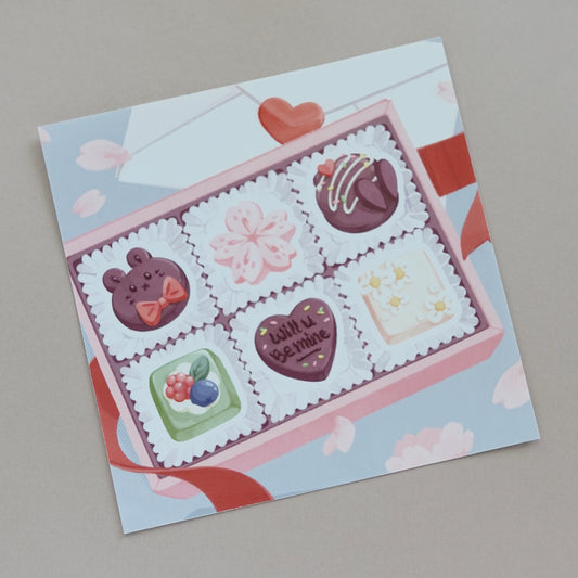 Box of Chocolate Sticker Sheet