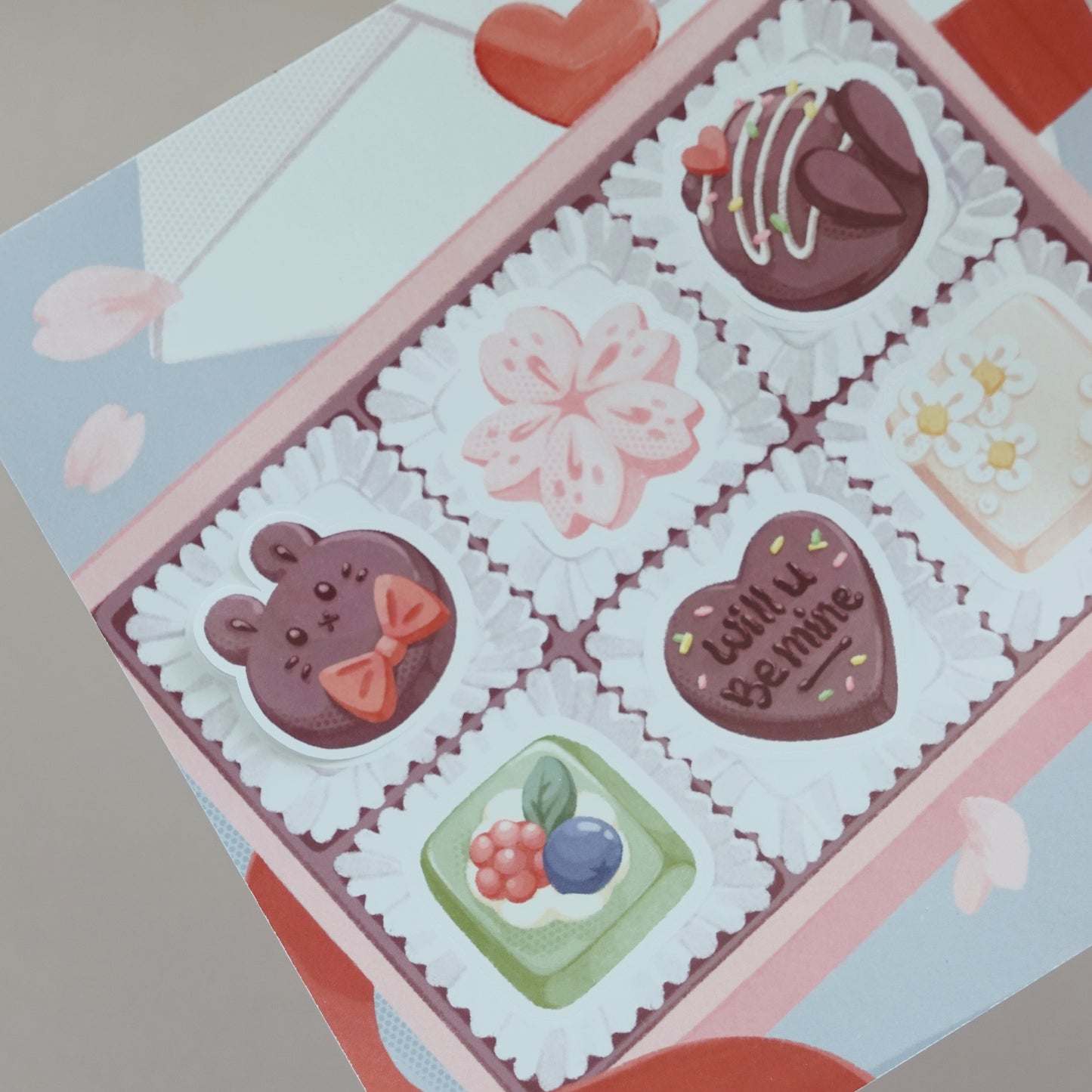 Box of Chocolate Sticker Sheet