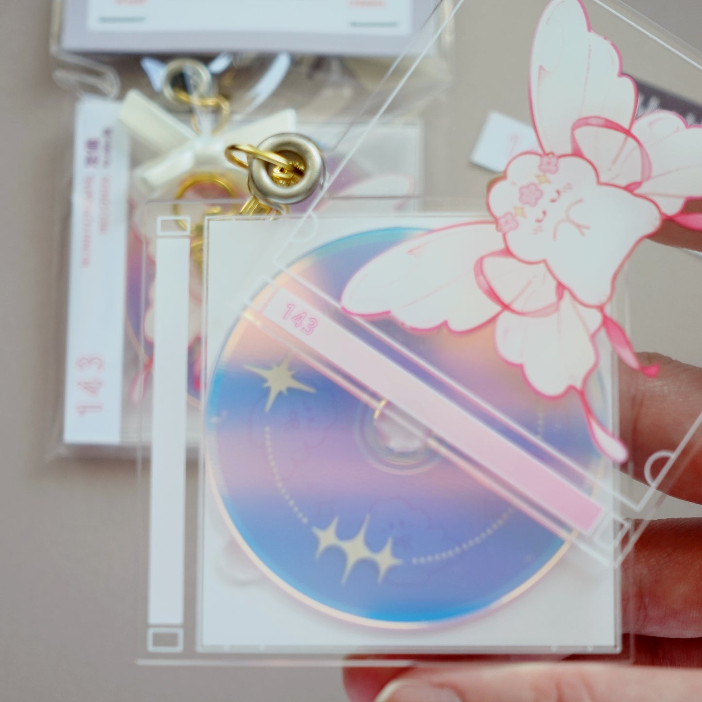 Coquette Bunny CD: Interactive Keychain