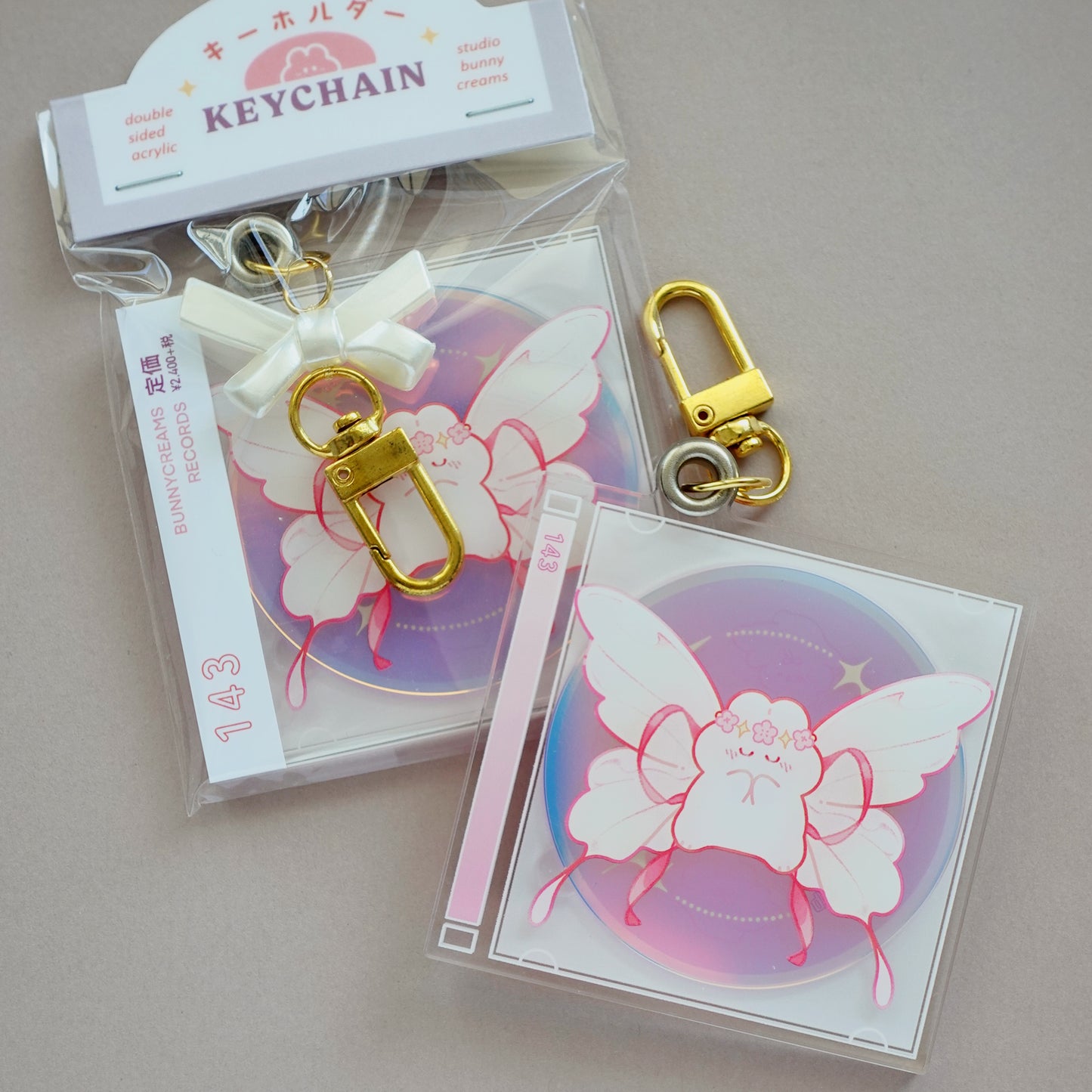 Coquette Bunny CD: Interactive Keychain