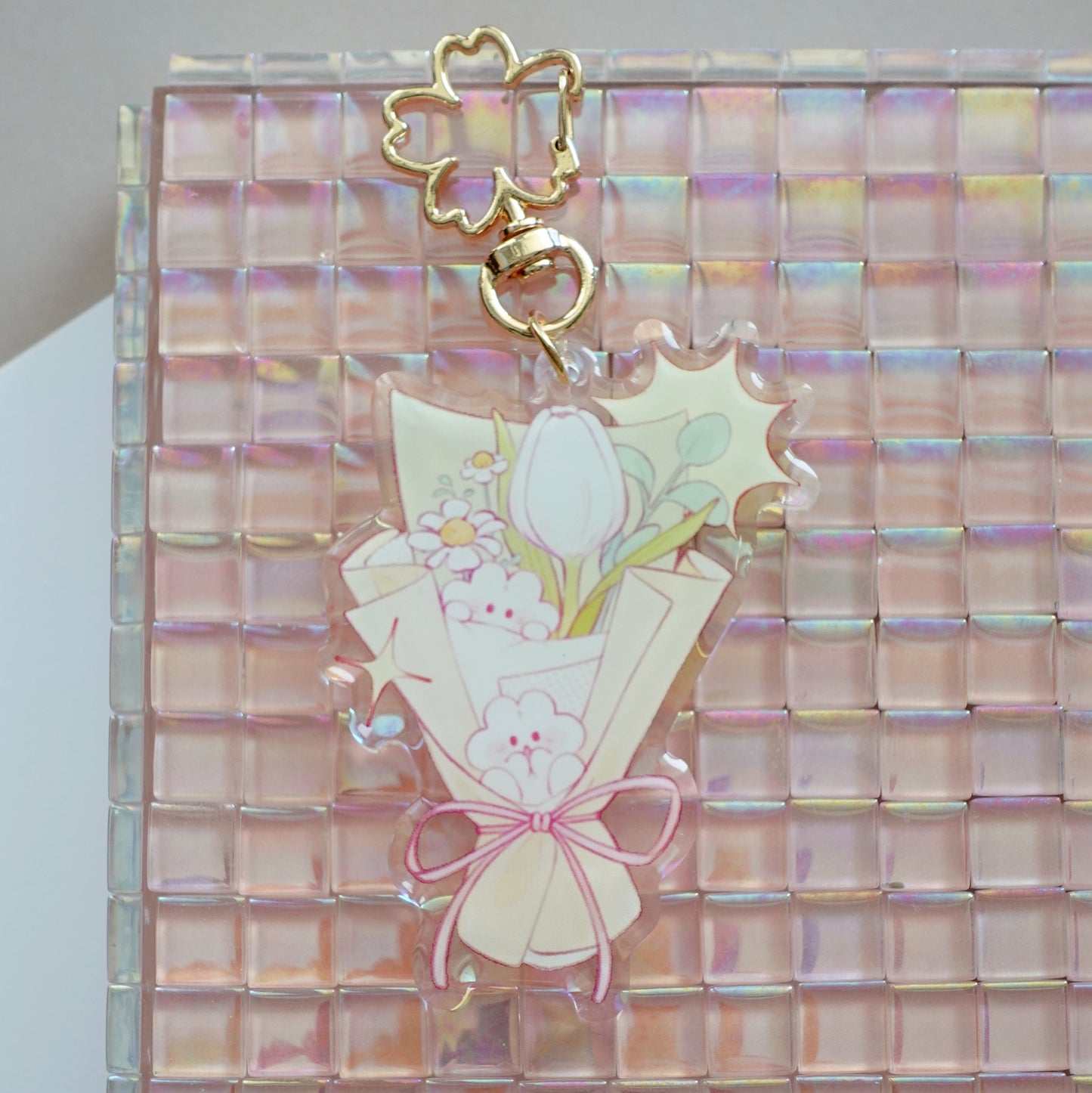 Tulip Bouquet Keychain