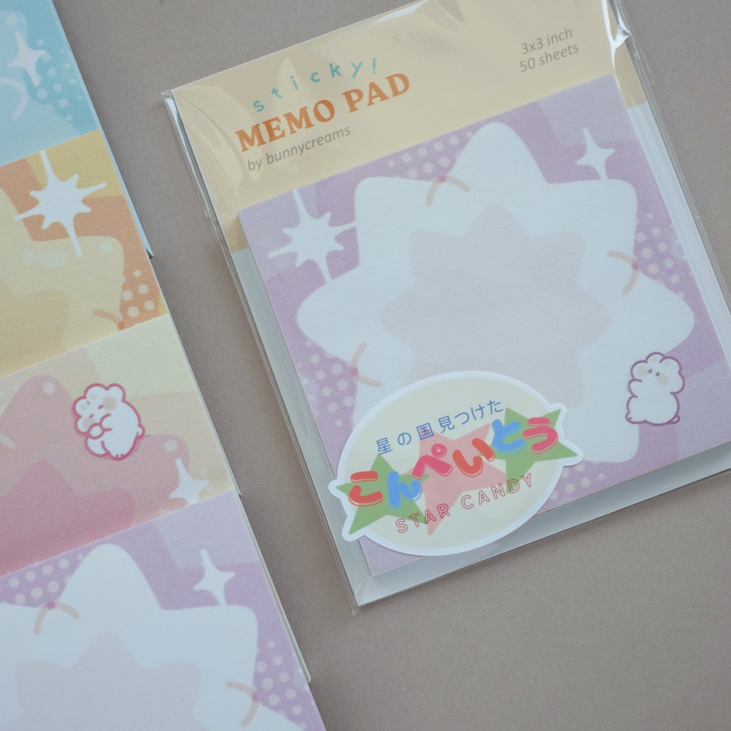 Post-It Memopad: Star Candy Konpeito